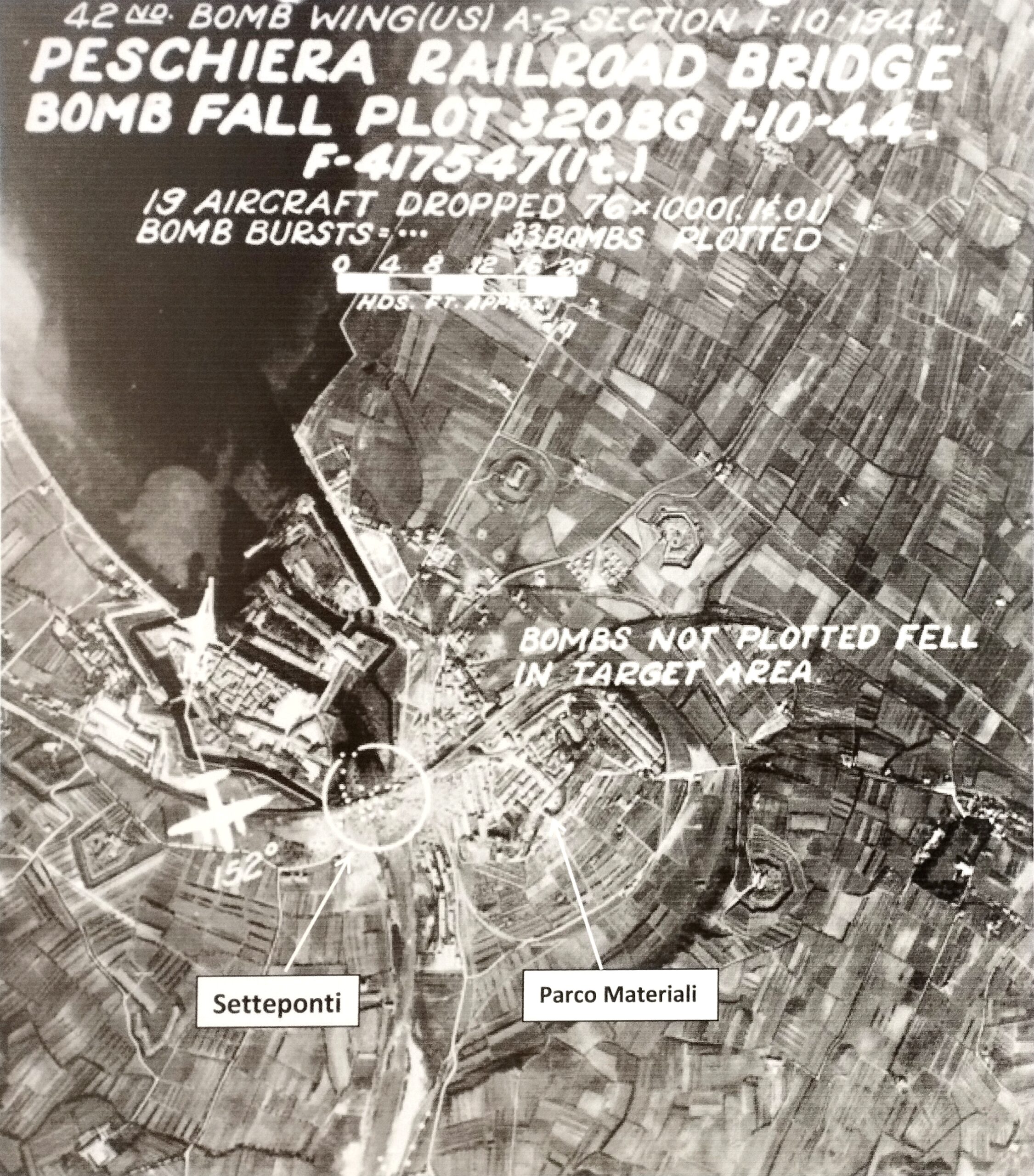 Primo ottobre 1944, il bombardamento del Ponte Asburgico, oggi Setteponti